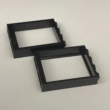 Lego 6154 Black Replacement Parts Pieces Lot of 2