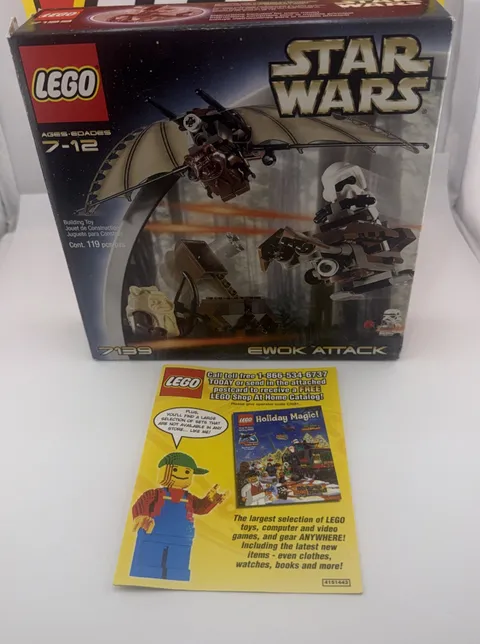 LEGO Star Wars, Ewok Attack # 7139, box only no pieces w/ shop at home manual