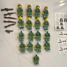 LEGO WW2 marine waterslide decal marine bodies and accessories