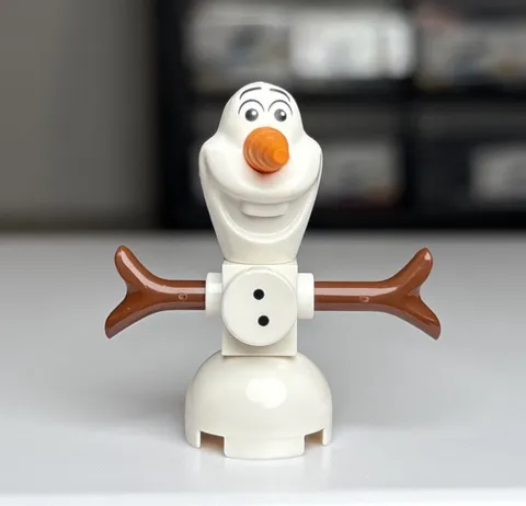 Lego Minifigure Olaf Buttons - Brick Built dp042 Disney Frozen 41148 Snowman