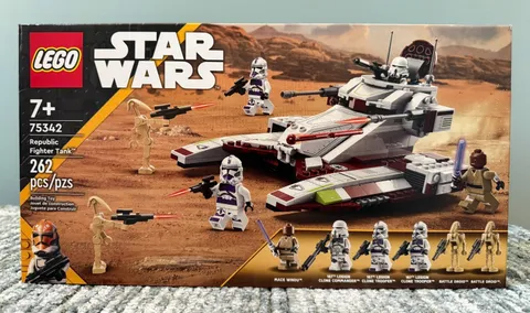 LEGO STAR WARS Republic Fighter Tank 75342 Set - New Factory Sealed - Retired