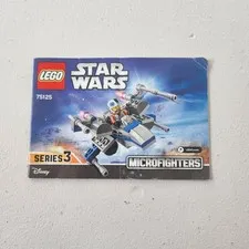 LEGO STAR WARS 75125 MICROFIGHTERS SERIES 3 Resistance X-Wing Fighter Manual