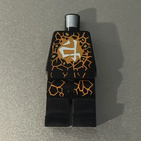 LEGO Ninjago Airjitzu Cole Minifigure Torso and Legs Parts njo157 70741 Black