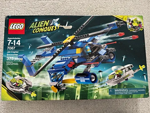 LEGO Alien Conquest Jet-Copter Encounter 7067 375 pcs Age 7-14