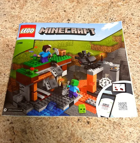 Lego Minecraft Instruction Manuals 21166