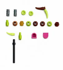 LEGO Multicolor Plastic Small Parts & Accessories Lot Mixed Pieces
