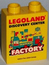 LEGO LEGOLAND Collectible Brick FACTORY 2012 DISCOVERY CENTER #45