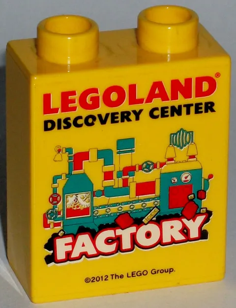 LEGO LEGOLAND Collectible Brick FACTORY 2012 DISCOVERY CENTER #45