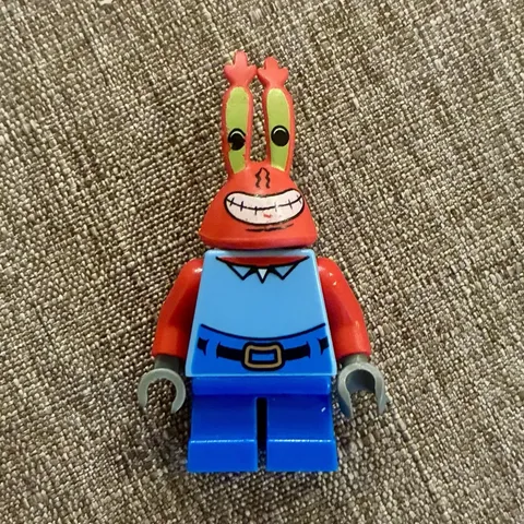LEGO Mr. Krabs bob023 3833 Spongebob Squarepants Minifigure CMF Lot Rare Retired