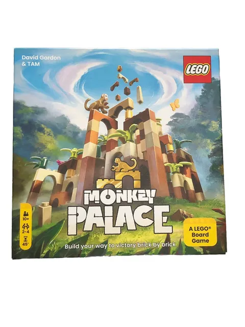 LEGO David Gordon & Tam Monkey Palace Board Game Open Box Incomplete