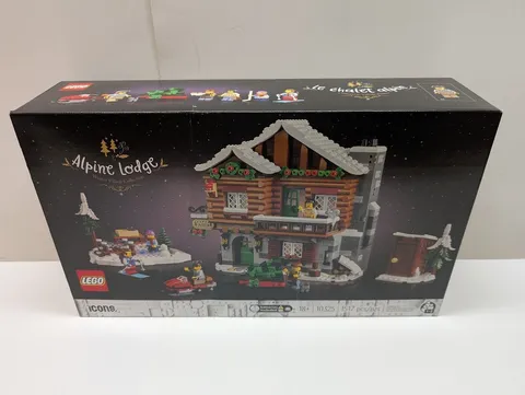 LEGO 10325 Icons: Alpine Lodge Holiday Christmas City New & Sealed w/ Shelf Wear