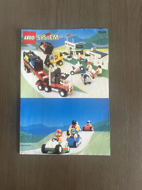 Lego Town 6539 Victory Cup Racers 1993 - Instruction Booklet Only