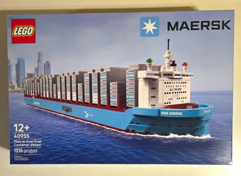 LEGO Maersk Dual-Fuel Container Vessel 40955, 1516 pcs