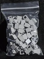 LEGO Light Bluish Gray 1x1 Bricks Lot of 100 Part 3005 1 Bag of 100 Brand New