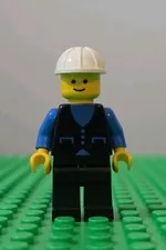 VTG 1979 LEGO Town Classic Construction Worker Minifigure 542 Street Crew but010