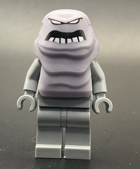 LEGO Batman The Video Game Custom Grey/Gray Clay Face Minifigure 2006-2008