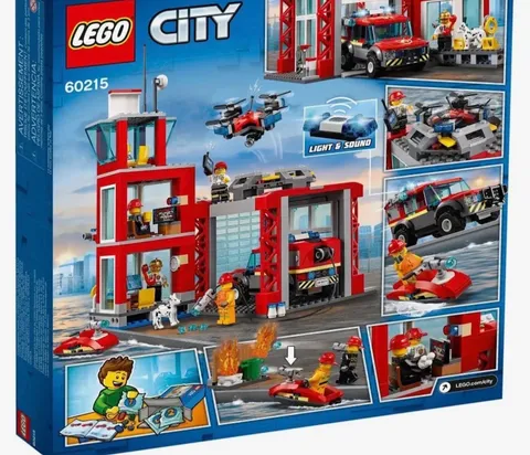 LEGO CITY: Fire Station (60215) (May have some pieces missing)