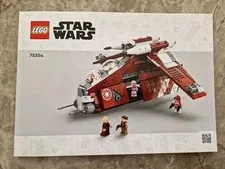 Lego Instructions 75354 Star Wars Gunship The Coruscant Guards Instruction Only 