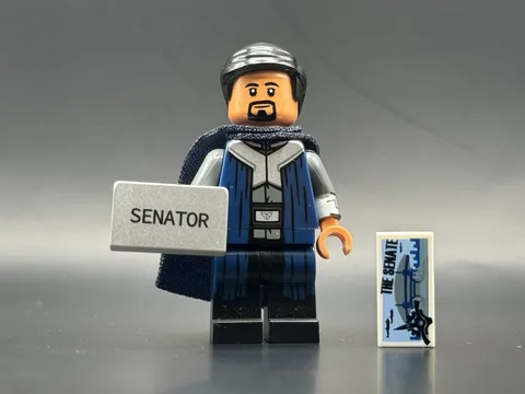 LEGO Star Wars PTC Print Toner Customs Bail Organa Custom Minifigure SOLD OUT