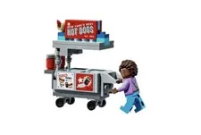 New Lego Spider-Man 76350 Brand New Day Minifigure Hot Dog Girl & Cart