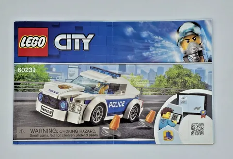 LEGO City Police Patrol Car 60239 Manual Book Instructions ONLY 2019 Retired
