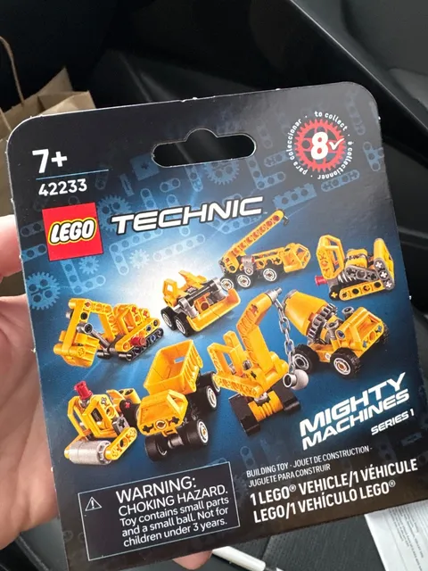 lego technic mighty machines (full set of 8)