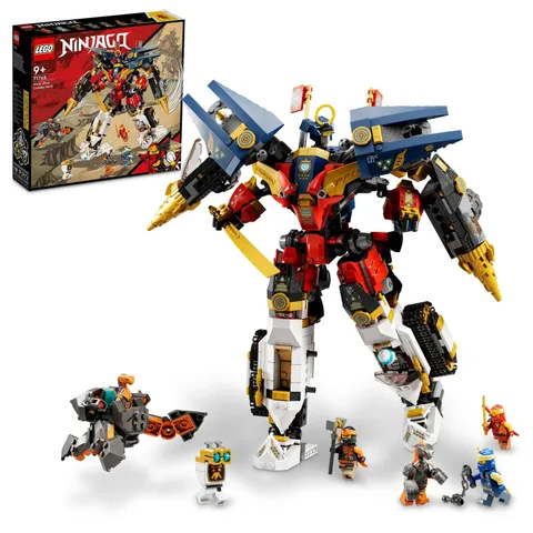 LEGO 71765 Ninjago Ultra Mega Mech Combo Ninja Toy for Boys Toys Building Blocks