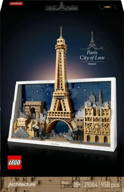 LEGO Architecture Paris City of Love 21064 Building Toy Set New Toy Gift