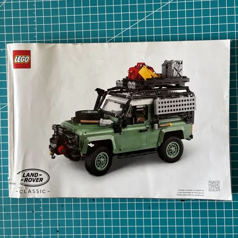 LEGO Land Rover Classic Defender 90 Instruction Manual #10317 Booklet Only