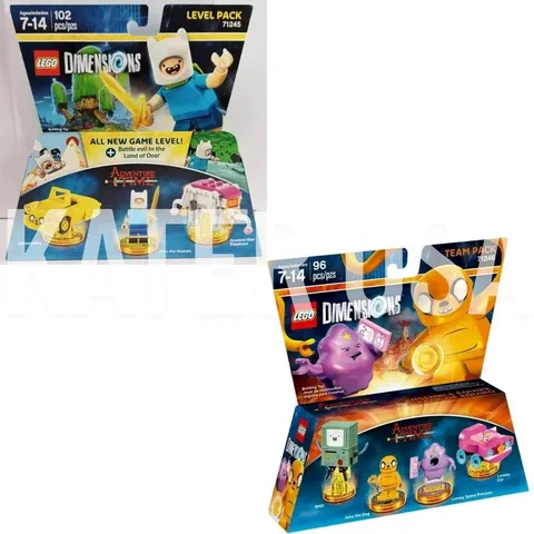 LEGO Dimensions Adventure Time Level + Adventure Time Team Pack Brand New