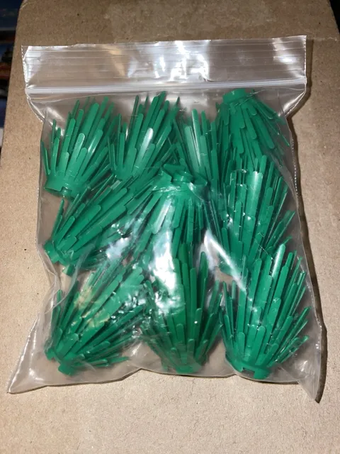 Lego 10 Pieces Green Bush Plants City Friends Prickly Bushes New