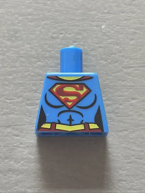 LEGO - Minifig, Torso Shirt with Muscles, Belt and Red and Yellow Superman Logo 
