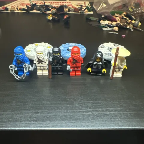 LEGO Ninjago Lloyd Kai Cole Zane Jay Wu The Golden Weapons Minifigure lot 