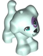 LEGO Friends Baby Puppy Dog Standing Animal Minifigure (Aqua)