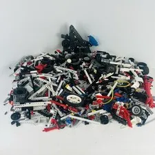 LEGO Bulk Lot (5) lbs Technic Mindstorms Bricks Gears Pins wheels tires