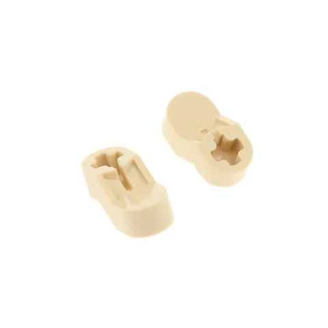 2x LEGO Technic Crank Axle Connector Beige Motor Block 2854