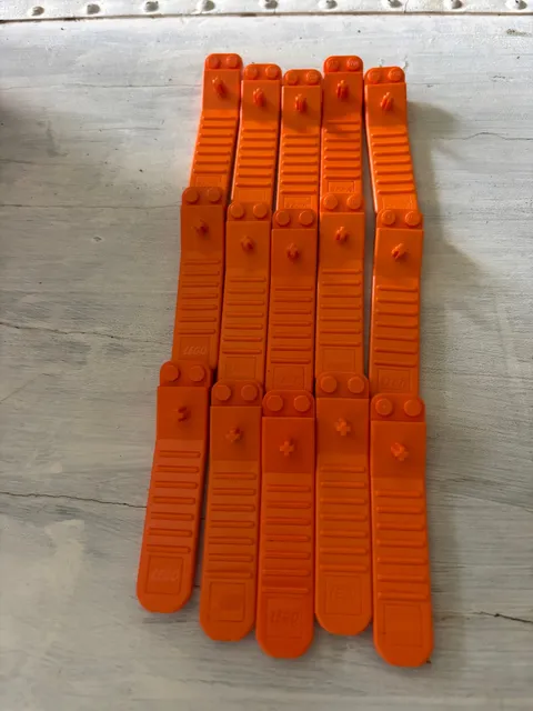 LEGO Orange Tower 3 Separator Tool Lot of 15 Genuine Brick Separator 630 Separat