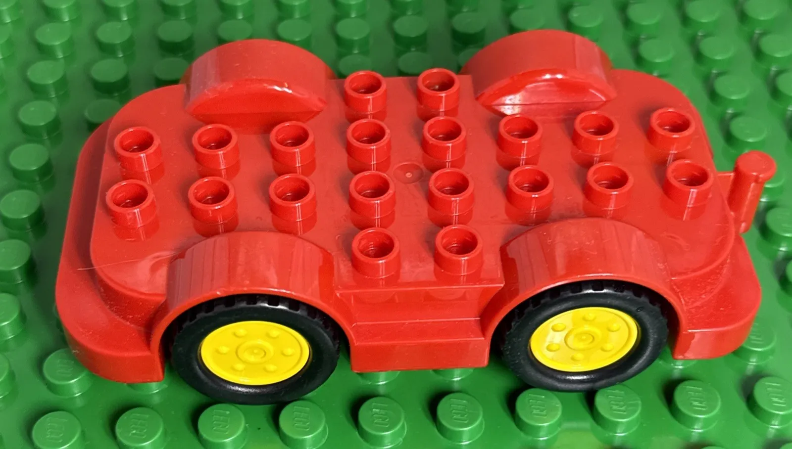 Lego Duplo Truck Bus Van Base 4x8 fenders Red yellow wheels
