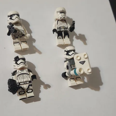 Custom LEGO Star Wars 1st Order Stormtrooper Minifigure Lot of 4