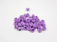 LEGO Lot of 40 Lavender Purple 1x1 Flowers Plants Minifig S9