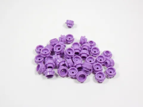 LEGO Lot of 40 Lavender Purple 1x1 Flowers Plants Minifig S9