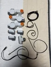 LEGO Mindstorms NXT 2.0 8547 Robotics Lot Motors Sensors Cables