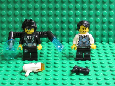 Lot 2 LEGO Agent Curtis Bolt Jack Fury minifigs Ultra Agents 70163 CB11