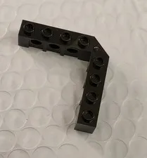NEW LEGO 1X BLACK ANGLED BRICK 5X5 DIA. 4.85 #28973