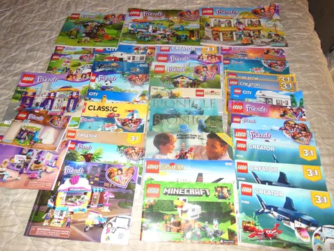 Lot 37 Lego Sets Instructions Booklets Building Manuals