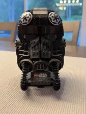 LEGO Star Wars TIE Fighter Pilot Helmet 75274 724pc Display Stand Included