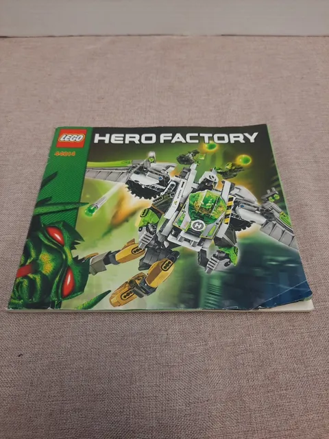 LEGO HERO FACTORY Instruction Manual Only 44014 Jet Rocka Used