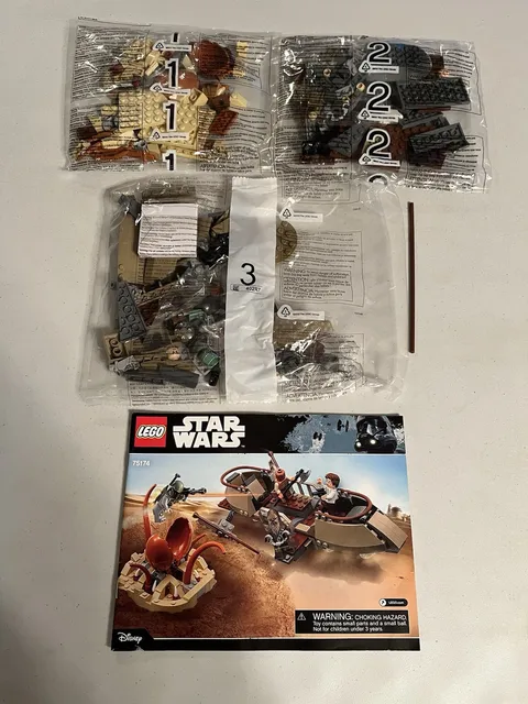 LEGO Star Wars 75174 Desert Skiff Escape New Sealed Bags No Box