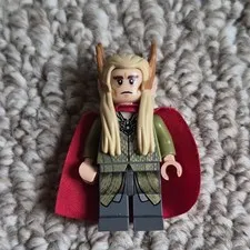 LEGO Thranduil Minifigure w/ Cloth Cape - The Hobbit Desolation of Smaug LOR061