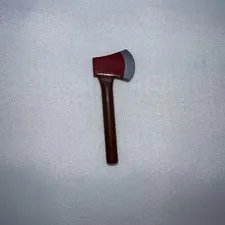 NEW Lego City Minifig  AXE Brown Tool w/Silver Blade